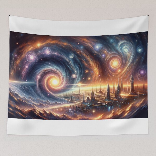 Item preview, Galactic Empires: A Vibrant Space Civilization Artwork designed and sold by The-Library.