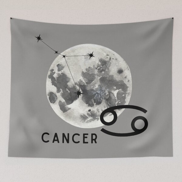 Item preview, Cancer Zodiac Sign Planet Moon designed and sold by mooneko.