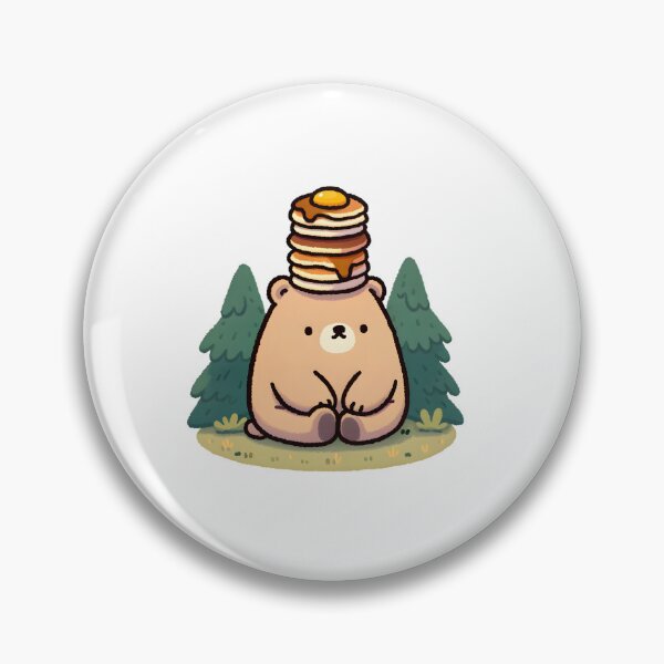 Item preview, Bear Balancing Breakfast Pancake Stack designed and sold by UmbrellaStudio1.