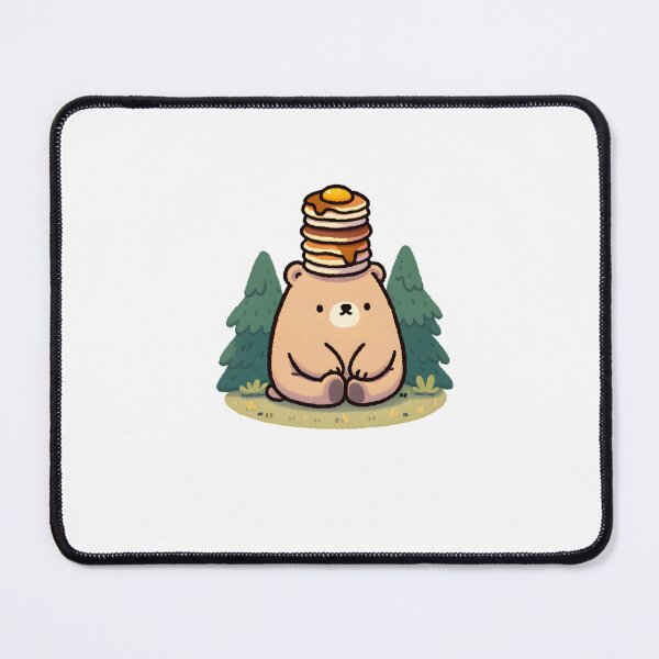 Item preview, Bear Balancing Breakfast Pancake Stack designed and sold by UmbrellaStudio1.