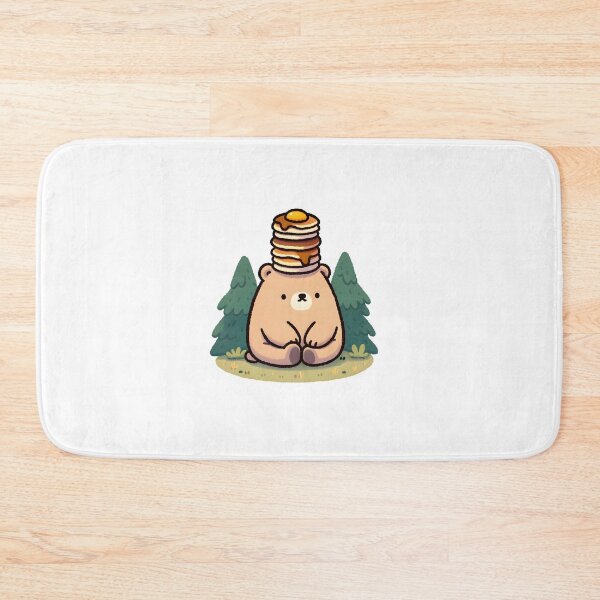 Item preview, Bear Balancing Breakfast Pancake Stack designed and sold by UmbrellaStudio1.