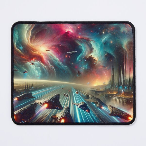 Item preview, Galactic Empires: A Vibrant Space Civilization Artwork designed and sold by The-Library.
