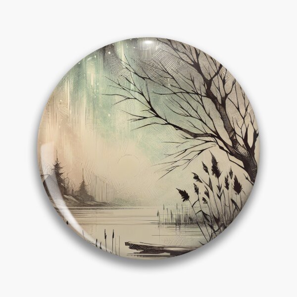 Item preview, Whispers of Dawn at the Lakeshore designed and sold by PictorialWhimsy.