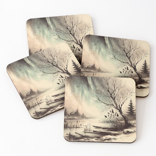 Item preview, Whispers of Dawn at the Lakeshore designed and sold by PictorialWhimsy.