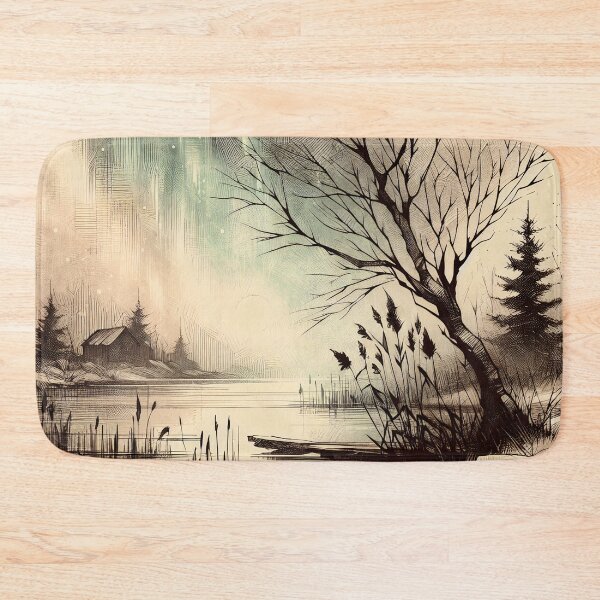 Item preview, Whispers of Dawn at the Lakeshore designed and sold by PictorialWhimsy.