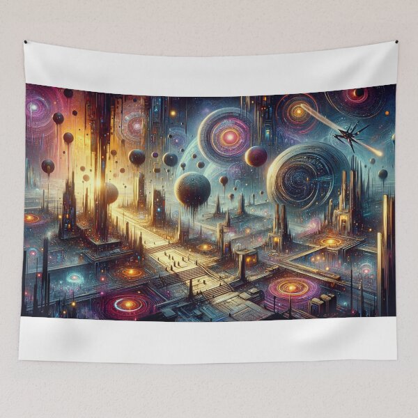 Item preview, Galactic Empires: A Vibrant Space Civilization Artwork designed and sold by The-Library.