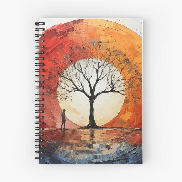 Item preview, hold moon sun tree person imagine art paint designed and sold by UILOVE.