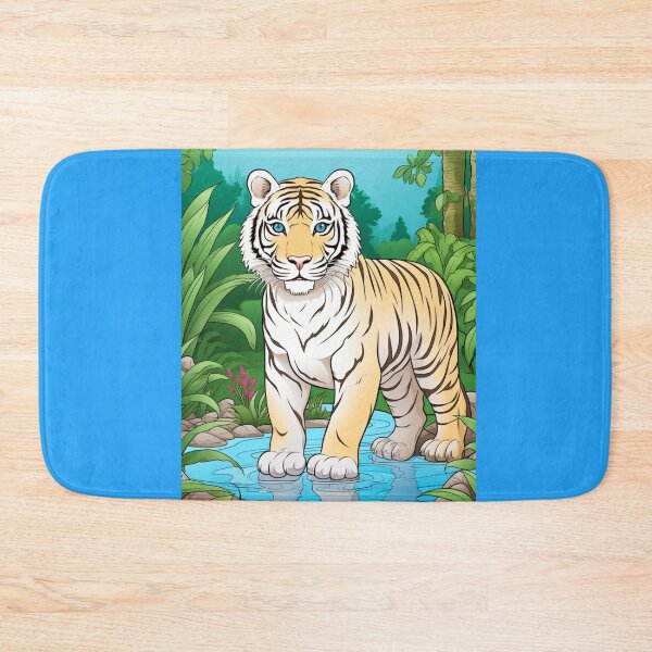 Item preview, Cute Baby Royal Bengal Tiger In A Jungle Cute Tiger designed and sold by OliveAndSnow.