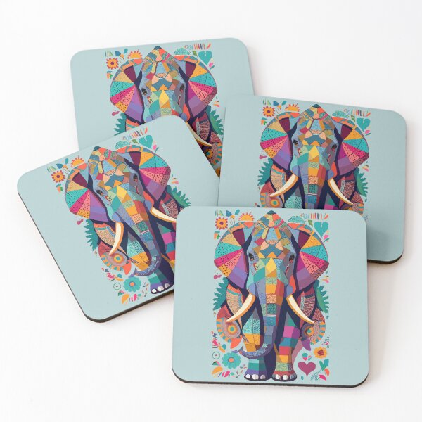 Item preview, Colorful Elephant designed and sold by Sketch-Shack.