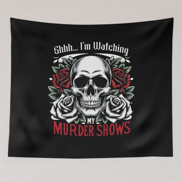 Item preview, Shhh... Im Watching My Murder Shows - True Crime Lovers  designed and sold by SRZT.
