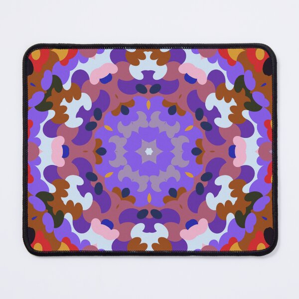 Item preview, Retro Mandala Purple Orange and Pink designed and sold by WormholeOrbital.
