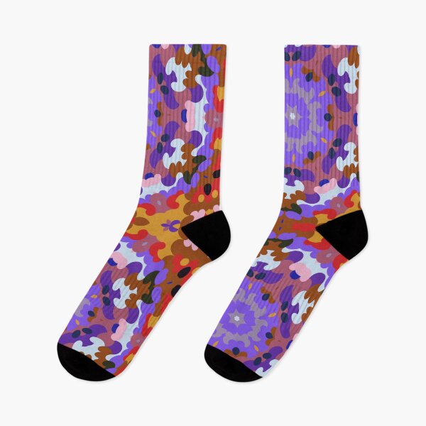 Item preview, Retro Mandala Purple Orange and Pink designed and sold by WormholeOrbital.