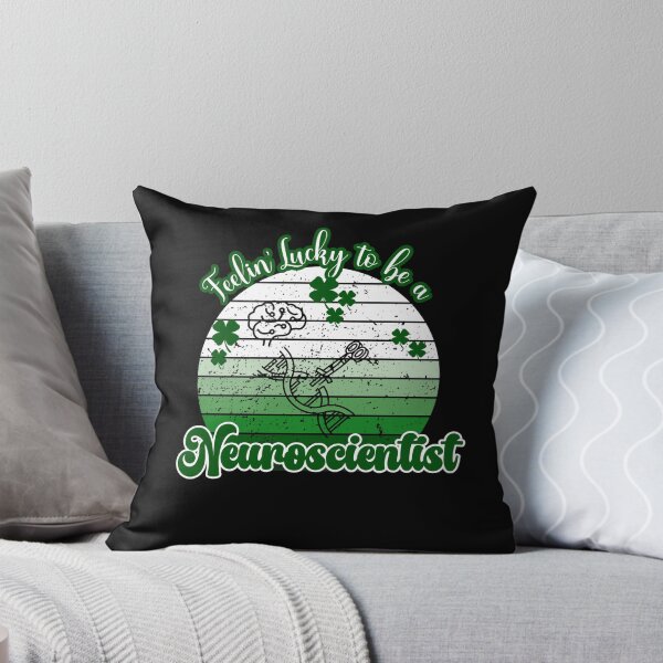 Item preview, Lucky Neuroscientist St Patricks Day designed and sold by CheekyChimpCo.