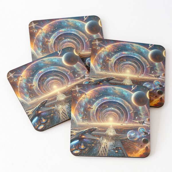 Item preview, Galactic Empires: A Vibrant Space Civilization Artwork designed and sold by The-Library.