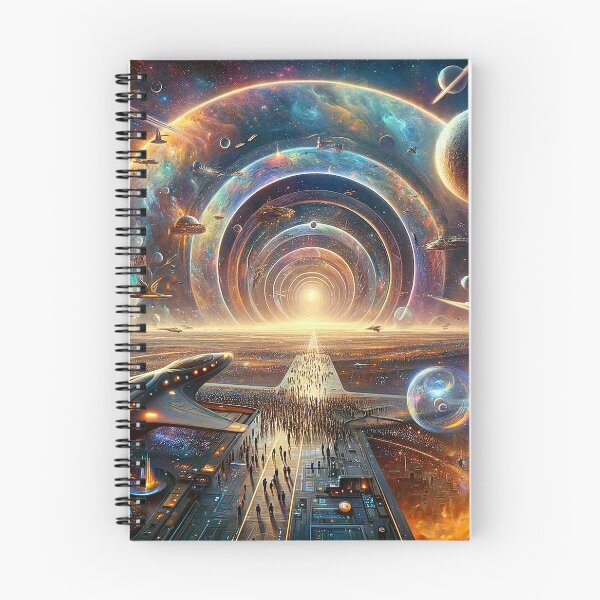 Item preview, Galactic Empires: A Vibrant Space Civilization Artwork designed and sold by The-Library.