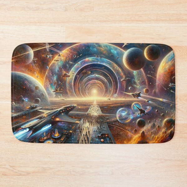 Item preview, Galactic Empires: A Vibrant Space Civilization Artwork designed and sold by The-Library.