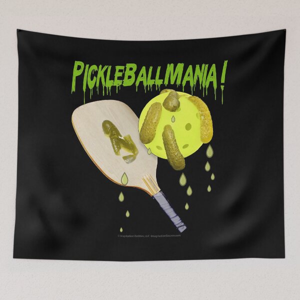 Item preview, PickleBall Mania!  For DARK Backgrounds designed and sold by The Imagination Source™.