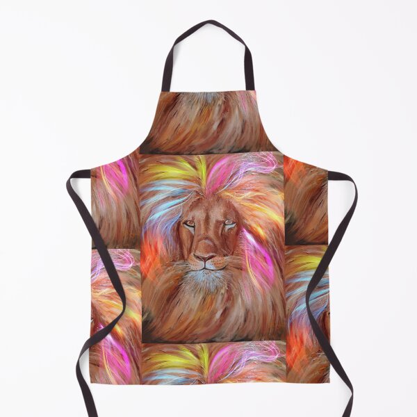 Item preview, pink lion designed and sold by Begoll Art.