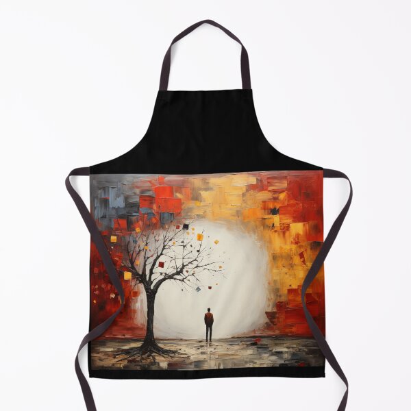 Item preview, tree person imagine abstract art wall erase leaf designed and sold by UILOVE.