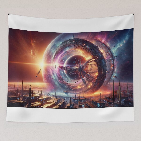 Item preview, Galactic Empires: A Vibrant Space Civilization Artwork designed and sold by The-Library.