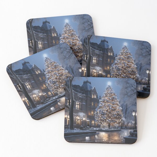 Item preview, city with christmas tree designed and sold by Kirollos9.