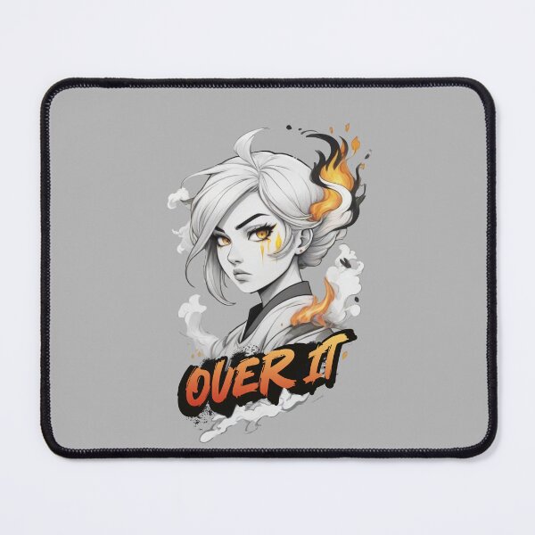 Item preview, Over it. Angry girl on fire x.26 designed and sold by Moeruonnanoko.