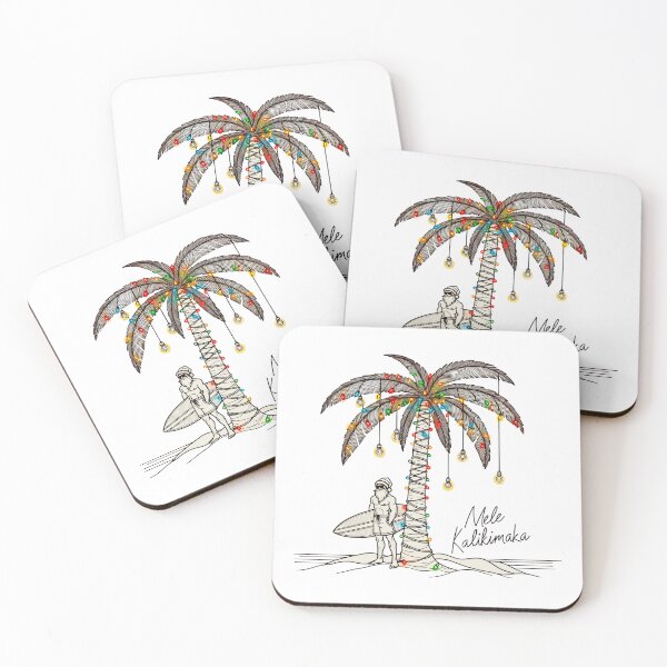 Item preview, Mele Kalikimaka Hawaiian Christmas In July Hawaii Santa designed and sold by KsuAnn.