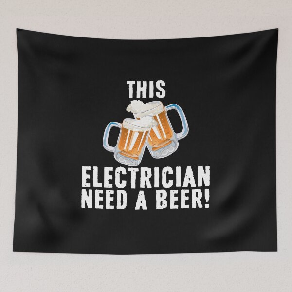 Item preview, This Electrician Need A Beer / Electrician /  designed and sold by Tee Hub.