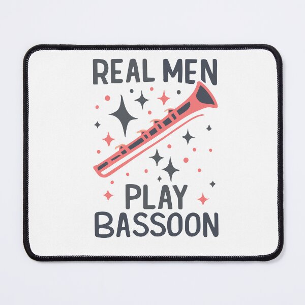 Item preview, Design Virtuoso: Real Men Playing Bassoon designed and sold by EmeraldMusic.