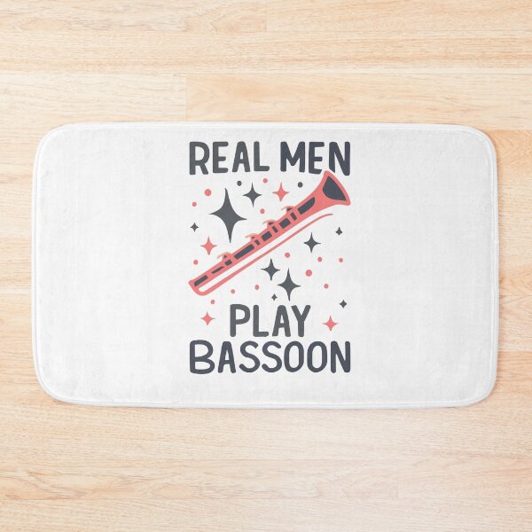 Item preview, Design Virtuoso: Real Men Playing Bassoon designed and sold by EmeraldMusic.