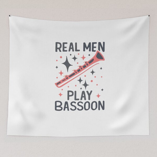 Item preview, Design Virtuoso: Real Men Playing Bassoon designed and sold by EmeraldMusic.