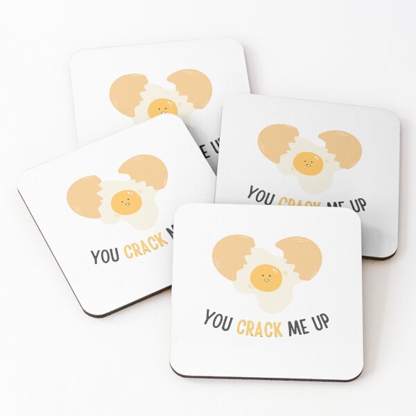 Item preview, Funny Egg Pun - You Crack me up designed and sold by PurpleWay.
