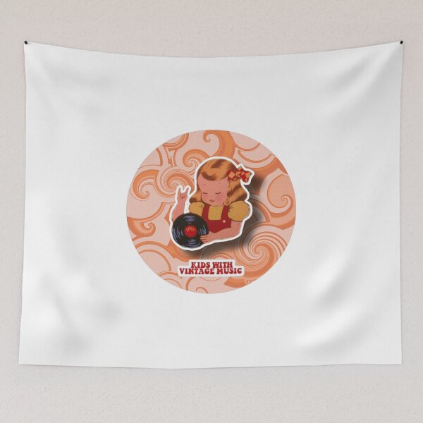 Item preview, “Children with Vintage music” designed and sold by Almendra21.