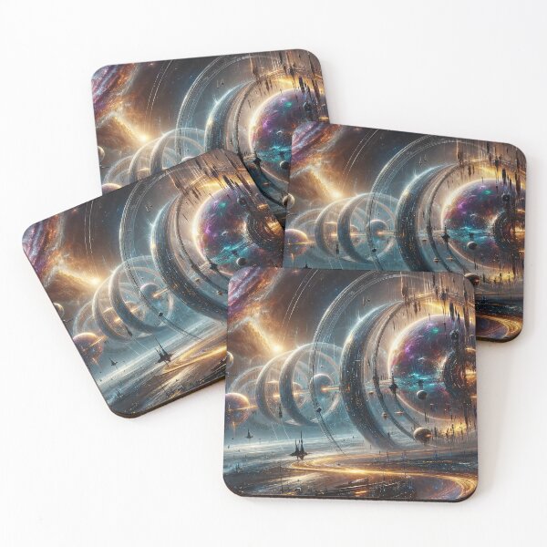 Item preview, Galactic Empires: A Vibrant Space Civilization Artwork designed and sold by The-Library.