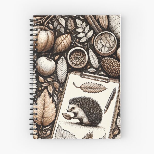 Item preview, Whispers of Autumn with a Prickly Companion designed and sold by PictorialWhimsy.