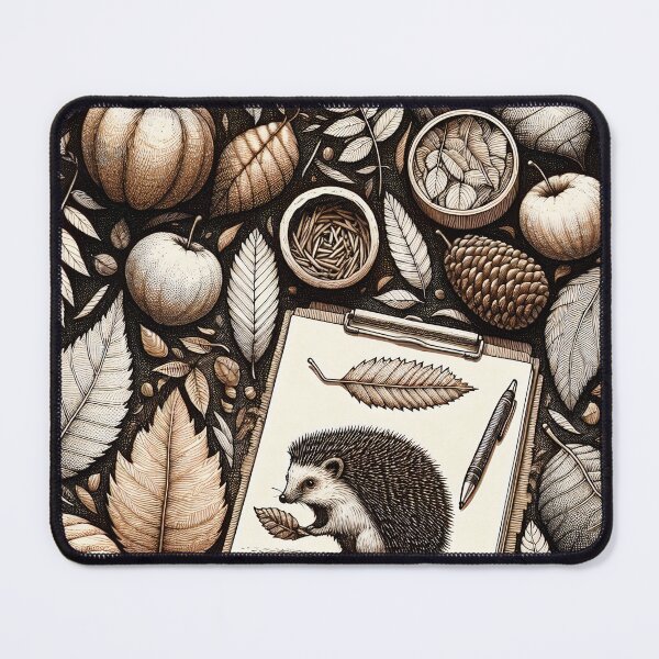 Item preview, Whispers of Autumn with a Prickly Companion designed and sold by PictorialWhimsy.