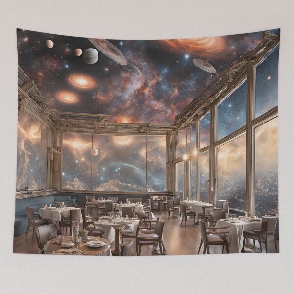 Item preview, The Restaurant at the End of the Universe designed and sold by PutiPato42.