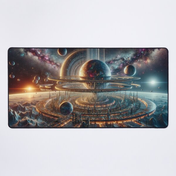Item preview, Galactic Empires: A Vibrant Space Civilization Artwork designed and sold by The-Library.