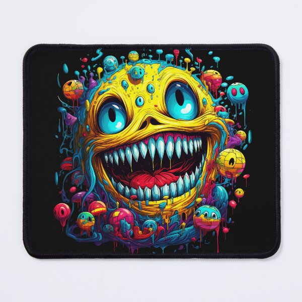 Item preview, Smile Bad Trip, Creature Designs, Acid Smile, Psychedelic Fashion, Acid, Trippy Styles, Monster designed and sold by psytrancedesign.