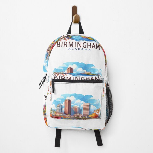 Artikelvorschau, Birmingham, Alabama, Aquarell-Illustration entworfen und verkauft von PaintMeWorld.