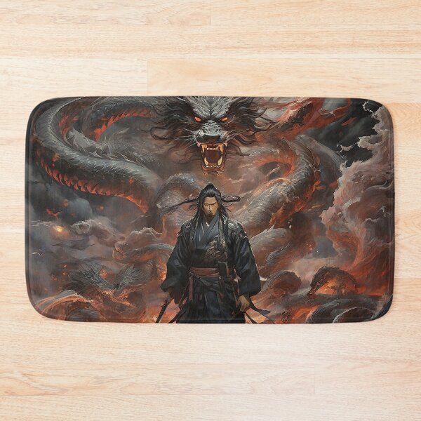 Item preview, Ryujin and Samurai Harmony: Powerful Fusion Art for Warriors designed and sold by Fafa ND.