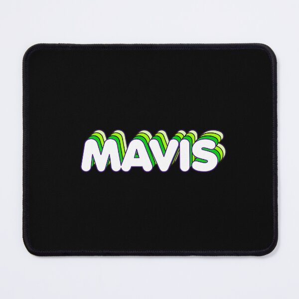 Item preview, Green Layers Mavis Name Label (Black) designed and sold by NormadWorld.