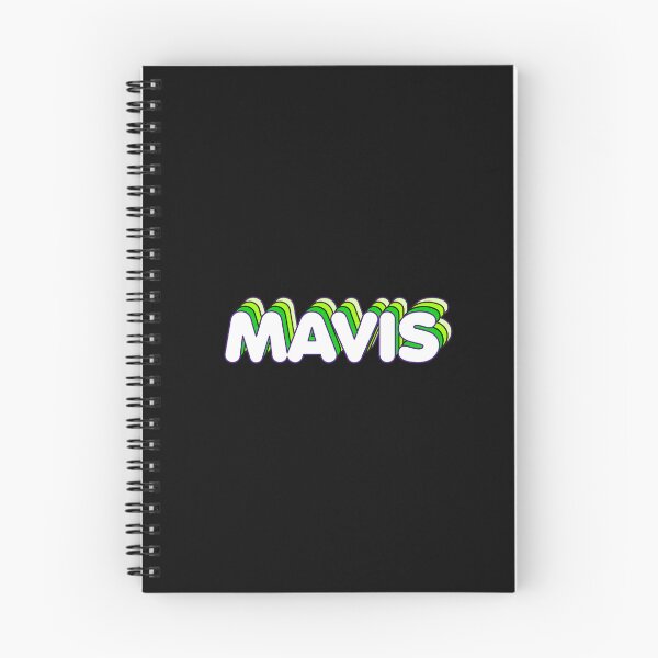 Item preview, Green Layers Mavis Name Label (Black) designed and sold by NormadWorld.