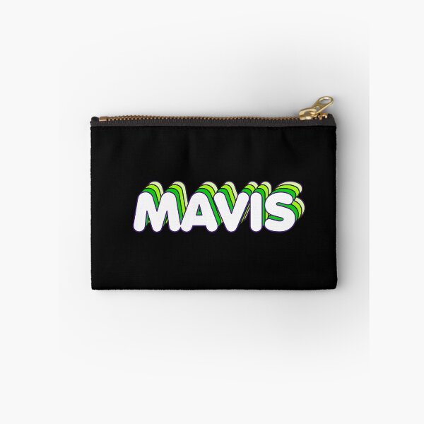 Item preview, Green Layers Mavis Name Label (Black) designed and sold by NormadWorld.
