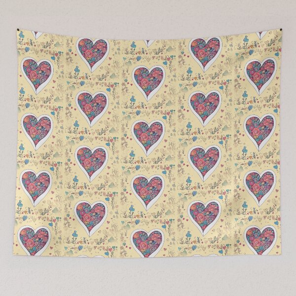 Item preview, Colorful flowers in heart. designed and sold by Just You Tee | Say It Loud, Wear It Proud.