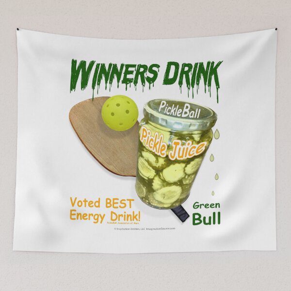 Item preview, Winners Drink Pickle Juice! -  For Light Backgrounds designed and sold by The Imagination Source™.