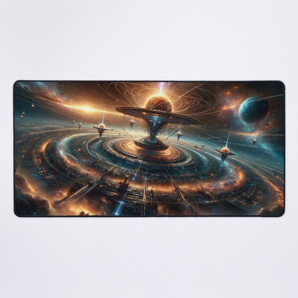 Item preview, Galactic Empires: A Vibrant Space Civilization Artwork designed and sold by The-Library.