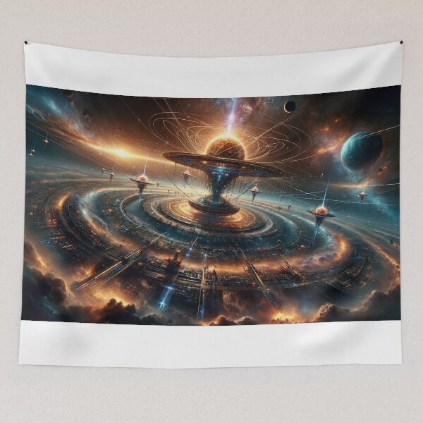 Item preview, Galactic Empires: A Vibrant Space Civilization Artwork designed and sold by The-Library.