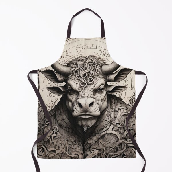 Item preview, Zentangle Minotaur of the Maze. designed and sold by nyathiwa.
