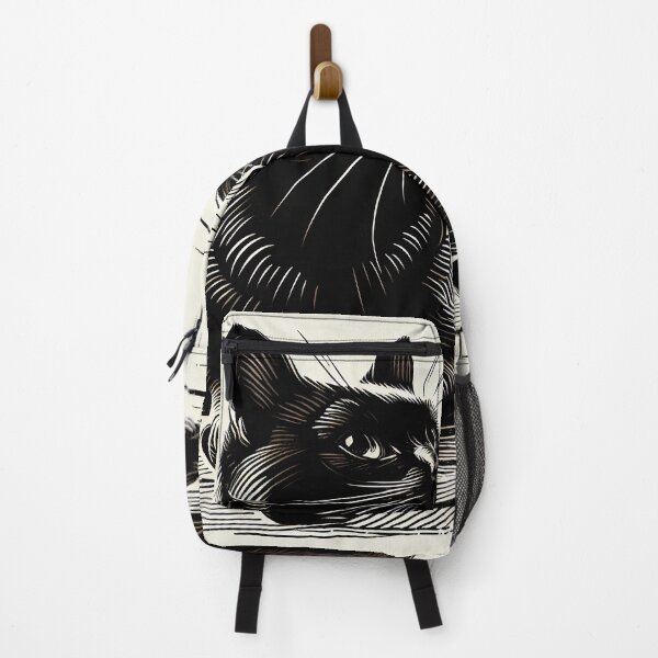 Item preview, Whiskered Contemplation in Monochrome designed and sold by PictorialWhimsy.